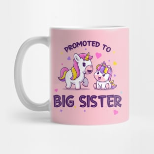 Promoted to big sister (on light colors) Mug